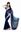Picture of Blauwe Georgette Saree met Designer Blouse S009