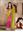Picture of Fuchsia Roze en Groen Half-Half Saree S015