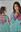Afbeelding van Pastelturquoise Heavy Anarkali A031