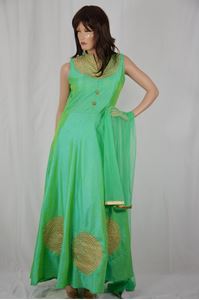 Picture of Mint Green Anarkali A113
