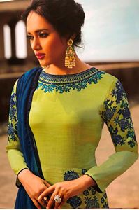 Picture of Pale Green Anarkali A132