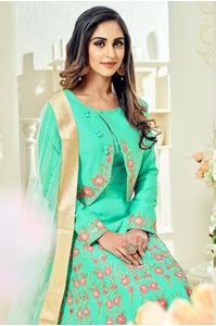 Picture of Pastel Green Anarkali A079