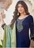 Picture of Egyptian Blue & Pale Turquuoise Salwar Kameez SS082