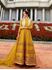 Picture of Yellow Orange Designer Embroidered Anarkali A174