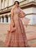 Picture of Stunning Peach Designer Embroidered Anarkali A175