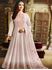 Picture of Warm Gray Designer Embroidered Anarkali A182