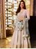 Picture of Silky Ivory Designer Emboidered Anarkali / Gown A189