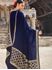 Picture of Deep Navy Blue Designer Emboidered Anarkali / Gown A198