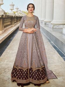 Picture of Pursian Green Anarkali - A210