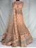 Picture of Peach Heavy Embroidery Lehenga L028