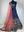 Picture of Blue Floral Silk Lehenga L008